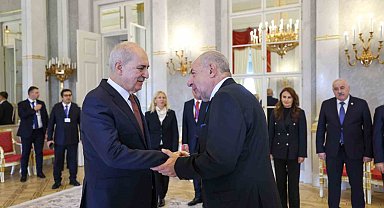 TBMM Başkanı Kurtulmuş, Macaristan Cumhurbaşkanı Sulyok ile görüştü