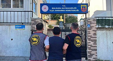 Tekirdağ'da 15 yıl hapis cezası bulunan şahıs jandarma operasyonuyla yakalandı