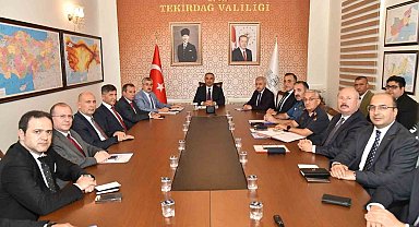 Tekirdağ'da 2025-2026 Akademik Yılı güvenlik ve koordinasyon toplantısı yapıldı