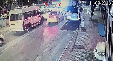 Tekirdağ'da yaya geçidinden yolun karşısına geçen otomobile ceza gecikmedi