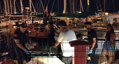 Teknede fenalaşan turist hastaneye kaldırıldı
