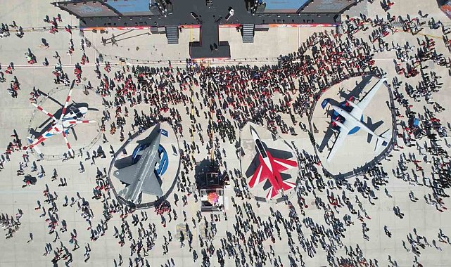 TEKNOFEST etkinlik alanı havadan görüntülendi