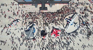 TEKNOFEST etkinlik alanı havadan görüntülendi