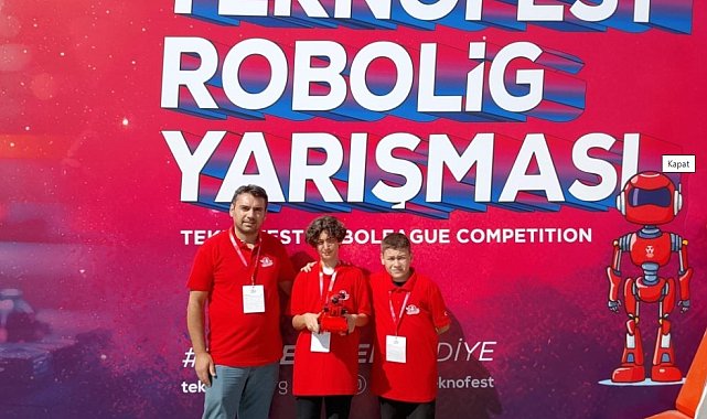 TEKNOFEST'te Özgünlük Ödülü'nü Ata Ortaokulu kazandı
