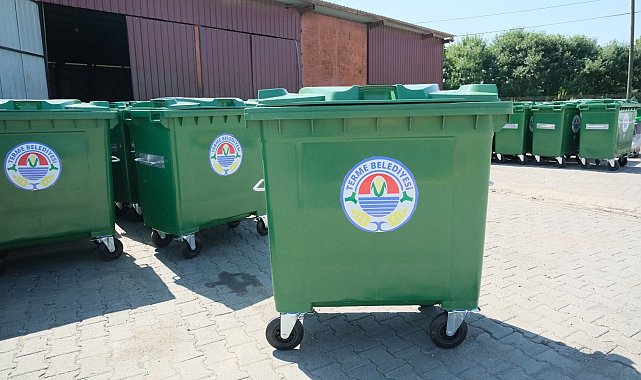 Terme'de çöp konteynerleri yenileniyor