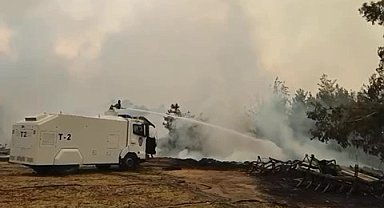 TOMA alevlerle mücadeleye destek verdi