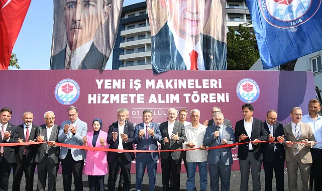 Trabzon Büyükşehir makine parkını güçlendiriyor