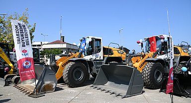 Trabzon'da 17 yeni iş makinesi daha hizmete alındı