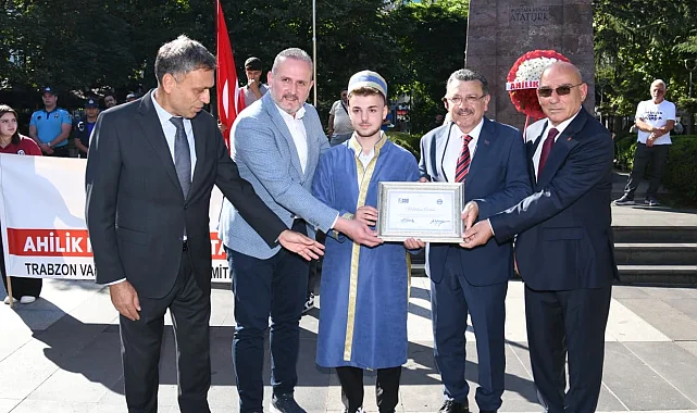 Trabzon'da ahilik ruhu yaşatıldı