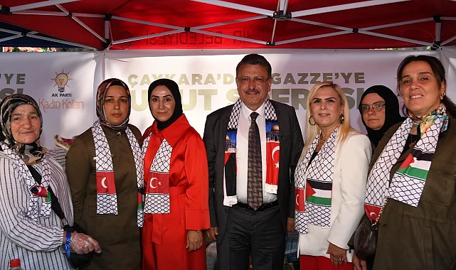 Trabzon'dan Gazze'ye gönül köprüsü