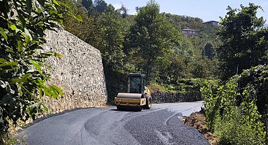 Trabzon'un 18 ilçesinde yollar yenileniyor