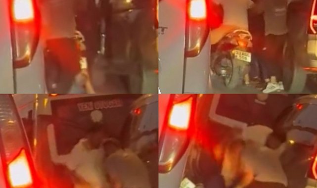 Trafikte araç sürücüsünü darbeden 2 şüpheli yakalandı