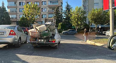 Trafikte tehlike saçtı