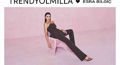 Trendyolmilla yeni sezon koleksiyonunu Esra Bilgiç ile tanıttı