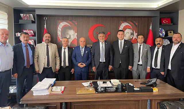 TÜMKON'dan Milli Yol Partisi'ne ziyaret
