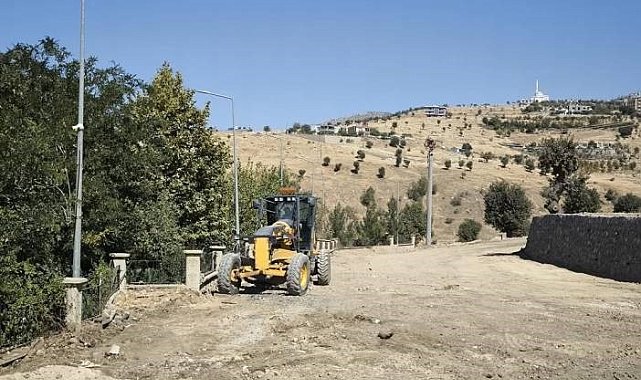 Turgut Özal Yaşam Parkı için yol çalışmaları hız kazandı