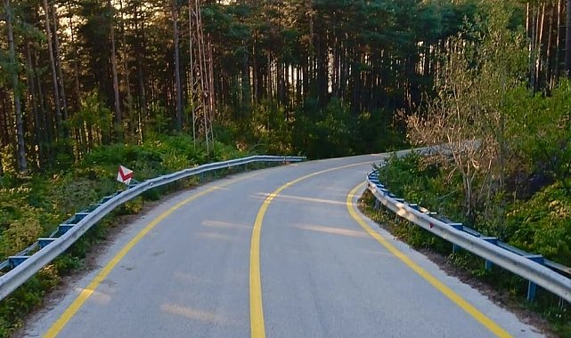 Turizm merkezlerinden Topuk Yaylası'nda yol çalışmaları tamamlandı