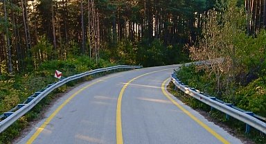 Turizm merkezlerinden Topuk Yaylası'nda yol çalışmaları tamamlandı