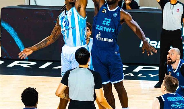 Türk Telekom, Gloria Pre-Season Games Turnuvası'nda Zenit'i 82-79 mağlup etti