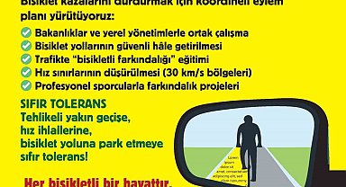 Türkiye Bisiklet Federasyonu'ndan trafikte bisikletli ölümlerine karşı eylem planı