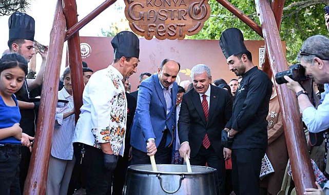 Türkiye'nin en büyük Gastronomi Festivali Konya'da başladı
