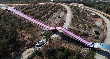Türkiye'nin en büyük kaydırağı Gebze'de inşa ediliyor