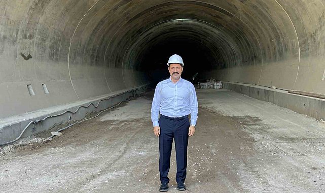 Türkiye'nin en uzun ve en geniş tek tüneli olma özelliğine sahip tünelle birlikte Amanos Dağları kolaylıkla aşılacak