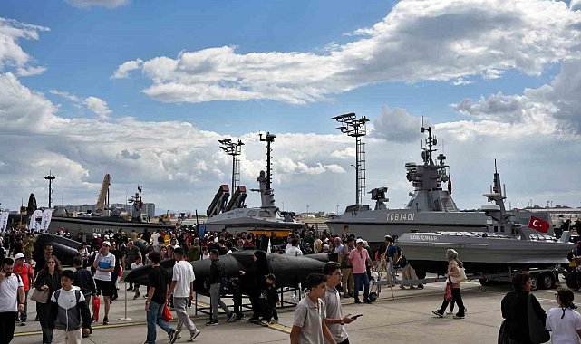 Türkiye'nin insansız deniz araçları Teknofest'te