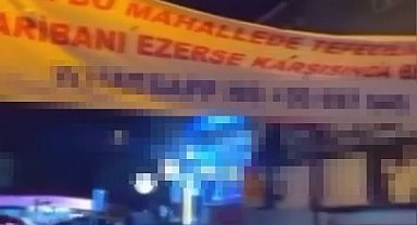 Ümraniye'de illegal pankart asan 6 kişi yakalandı