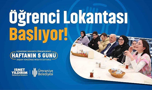 Ümraniye'de ücretsiz öğrenci lokantası bu yıl da hizmette