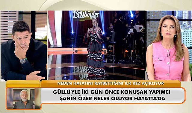 Ünlü yapımcı Şahin Özer, Güllü'nün ölümüyle ilgili konuştu