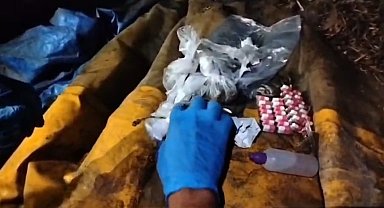 Uyuşturucuyu toprağa gömmüşler: 3 torbacı tutuklandı