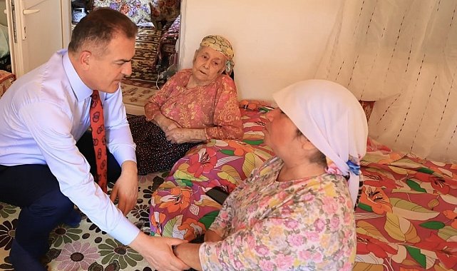 Vali Akbıyık, azmiyle ilham veren Burnak'ı yalnız bırakmadı