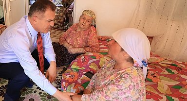 Vali Akbıyık, azmiyle ilham veren Burnak'ı yalnız bırakmadı