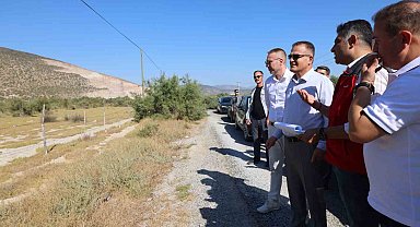 Vali Akbıyık Milas OSB bölgesinde incelemelerde bulundu