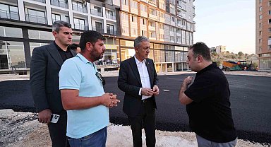 Vali Akkoyun asfalt çalışmalarını yerinde inceledi