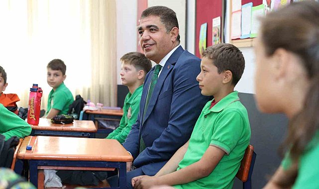 Vali Aslan'dan yenilenen okula ziyaret