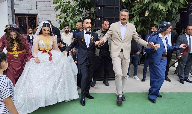 Vali Çelik, Şehit ailesinin düğün törenine katıldı