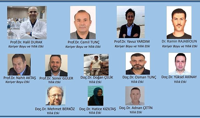 Van YYÜ'den 12 akademisyen "Dünyanın En Etkili Bilim İnsanları" listesinde yer aldı