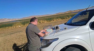 Van'da canlı mühre ile avcılık yapan şahsa 33 bin lira cezai işlem uygulanacak