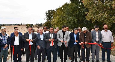 Vezirköprü'de yol açılışı