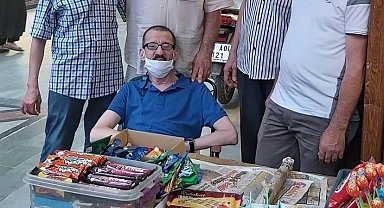 Vicdansız hırsız engelli vatandaşın parasını çaldı