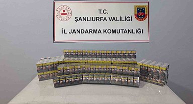Viranşehir'de bin 30 paket çaka sigara ele geçirildi