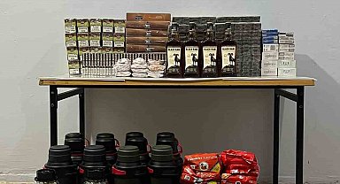 Viranşehir'de kaçak tütün ve alkol operasyonu