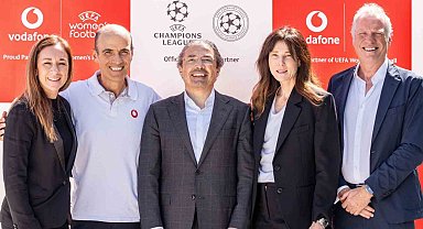 Vodafone, Şampiyonlar Ligi ve UEFA kadın futbolunun sponsoru oldu