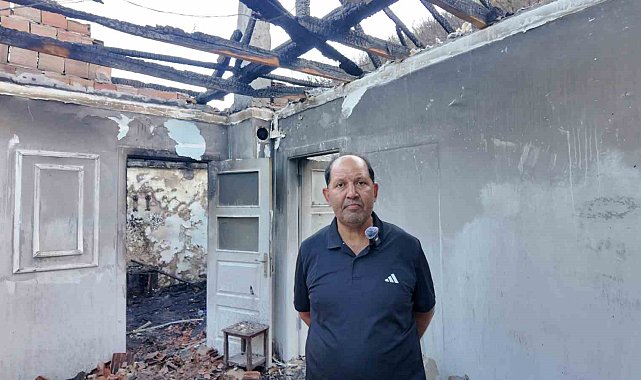 Yangın mağduru vatandaşa yardım eli: "Aklıma gelen başıma geldi"
