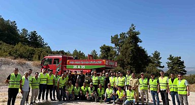 Yangın riskine karşı kamu personelinden büyük fedakarlık