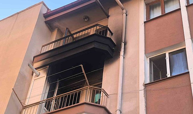Yangında balkondan atlayan yaşlı adam hayatını kaybetti