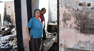 Yangında çocukları kurtardılar, 37 yıllık emek kül oldu