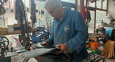 Yarış atlarının eyerleri Beypazarı'nda yapılıyor